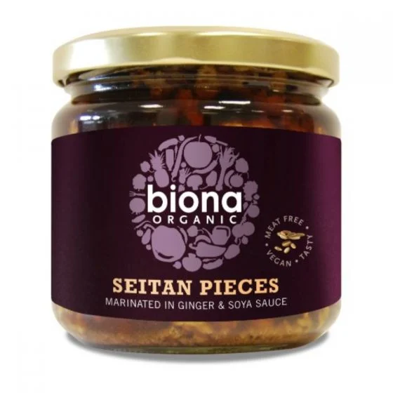 Biona Organic Seitan Pieces Marinated In Ginger & Soya Sauce 350g