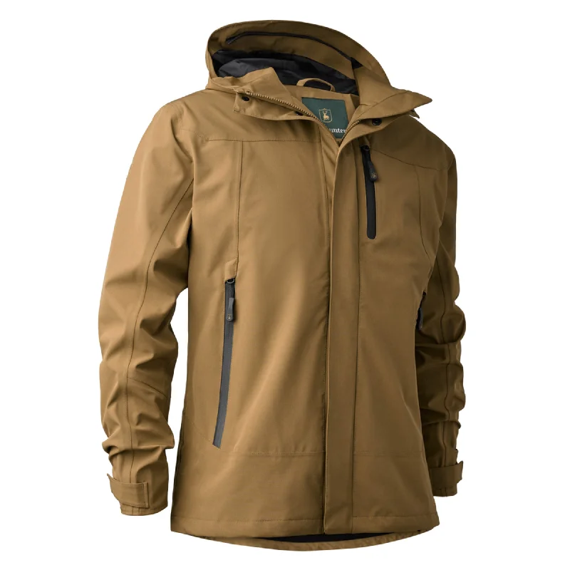 Deerhunter Mens Sharek Shell Jacket With Hood - Butternut