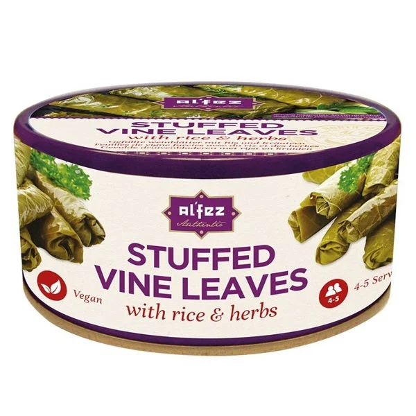 Al'fez Stuffed Vine Leaves With Rice & Herbs 280g (12pk)