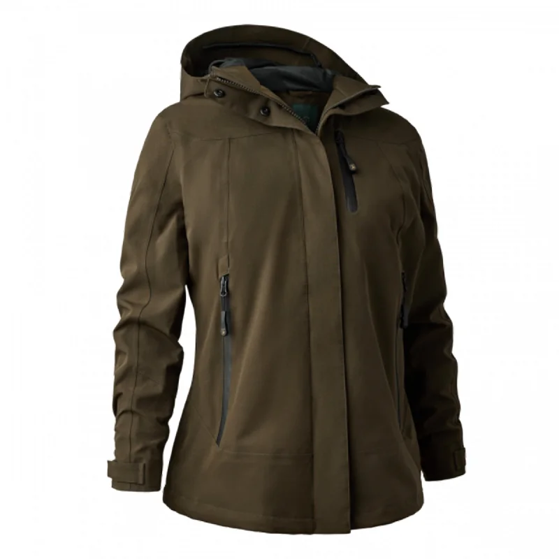 Deerhunter Lady Sarek Shell Jacket With Hood - Fallen Leaf