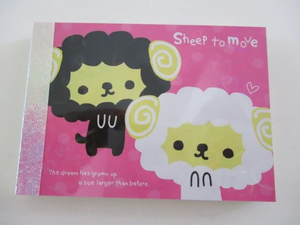 Cute Kawaii Crux Sheep Mini Notepad / Memo Pad - Stationery Designer Paper Collection