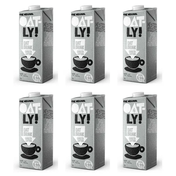 Oatly Longlife Oat Drink - Barista Edition 1L (6pk)