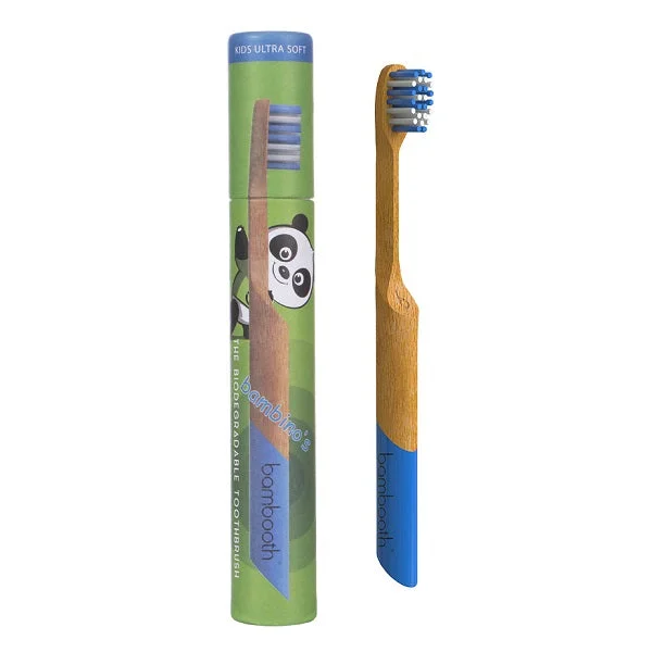 Bambooth Kids Bambino Bamboo Toothbrush - Sea Blue