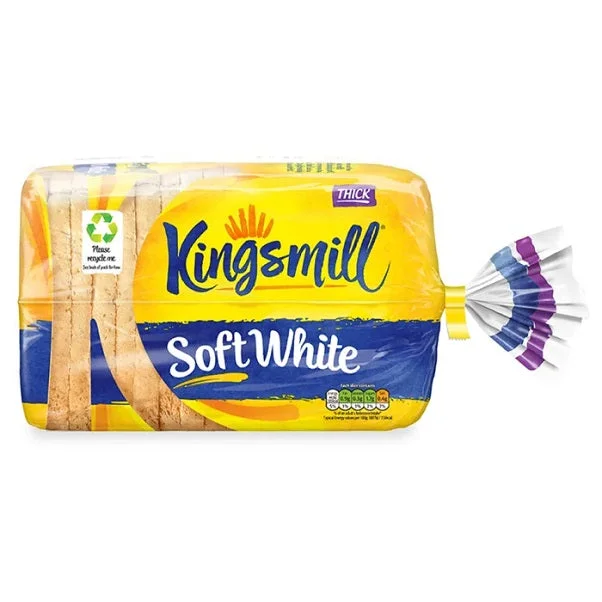 Kingsmill Thick Soft White Bread 800g