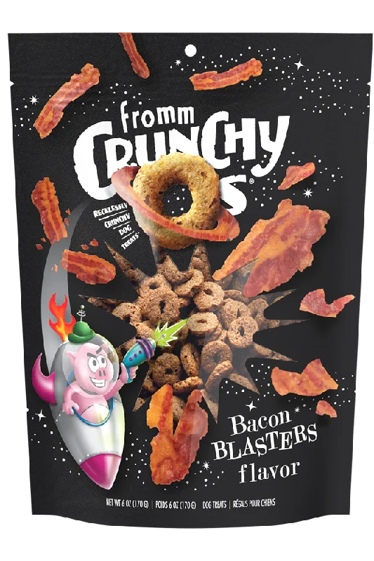 Fromm Four Star Crunchy O's Bacon Blasters Dog Treats