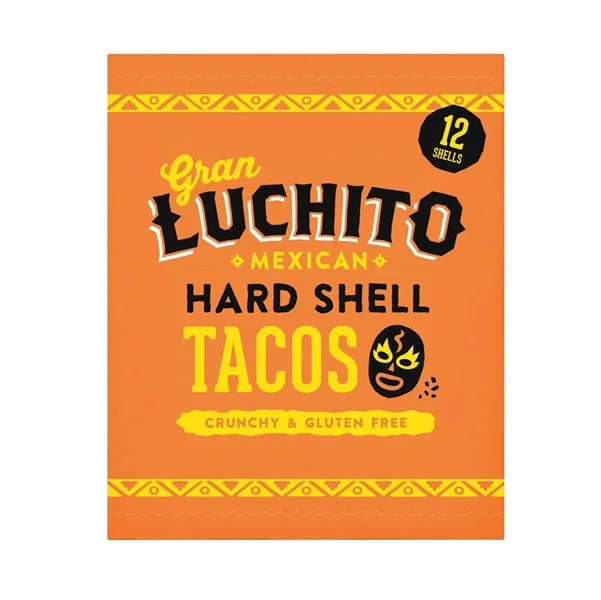 Gran Luchito Mexican Hard Shell Street Tacos 170g (10pk)