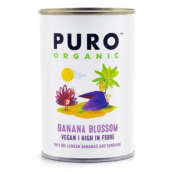 Puro Organic Banana Blossom in brine 12x400g