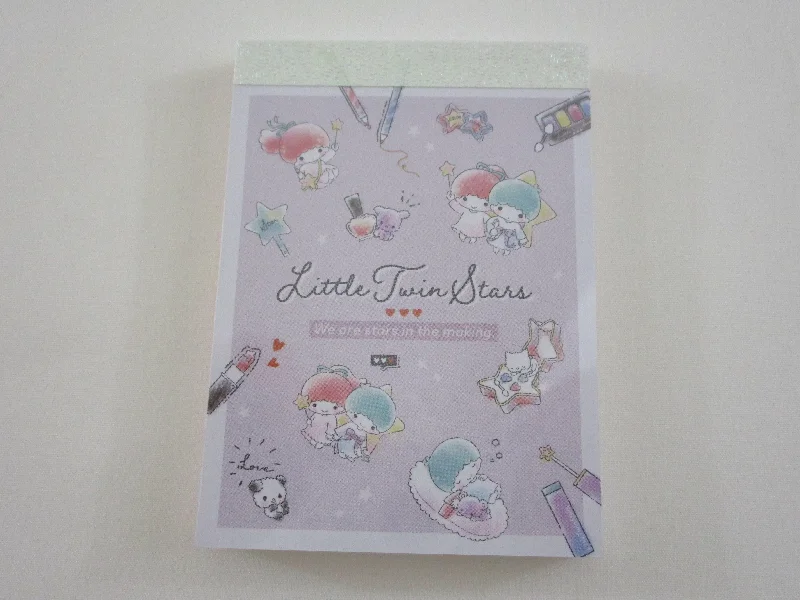 Cute Kawaii Sanrio Little Twin Stars Mini Notepad / Memo Pad - Stationery Designer Paper Collection