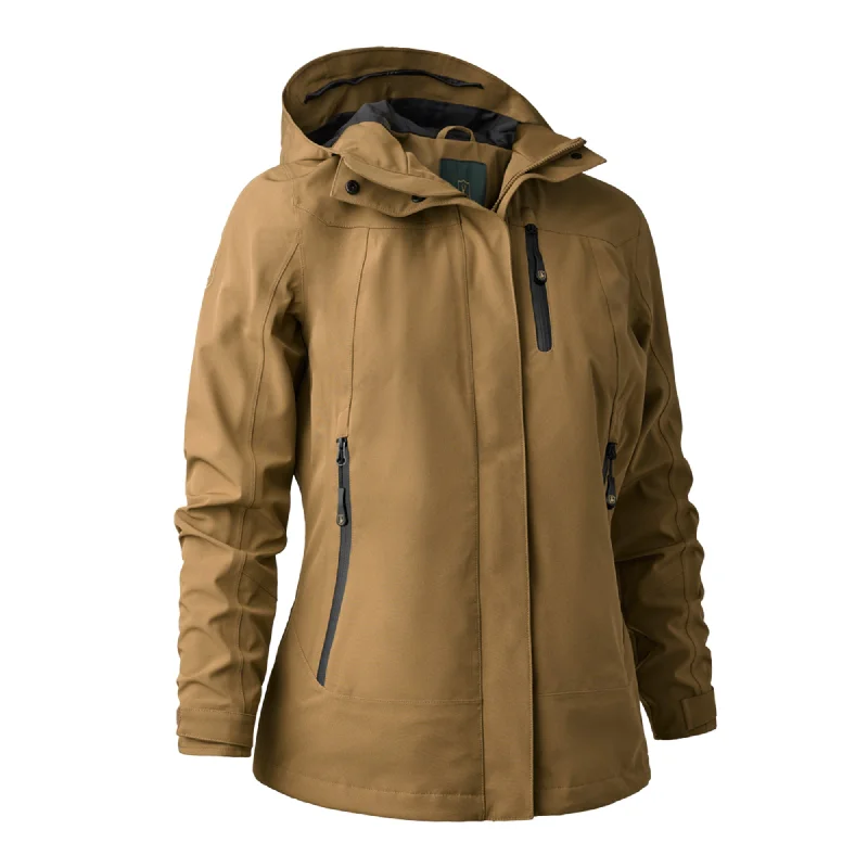 Deerhunter Lady Sarek Shell Jacket With Hood - Butternut