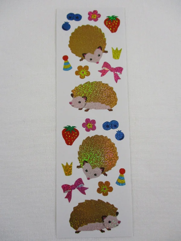 Mrs Grossman Special Edition Sweet Hedgehog Sticker Sheet / Module - Vintage & Collectible