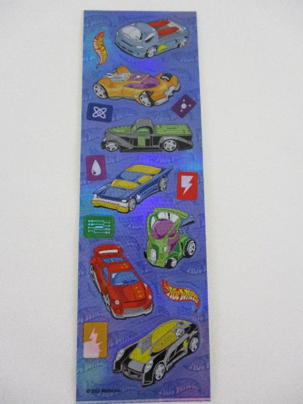 Sandylion Hot Wheels Cars Sticker Sheet / Module - Vintage & Collectible