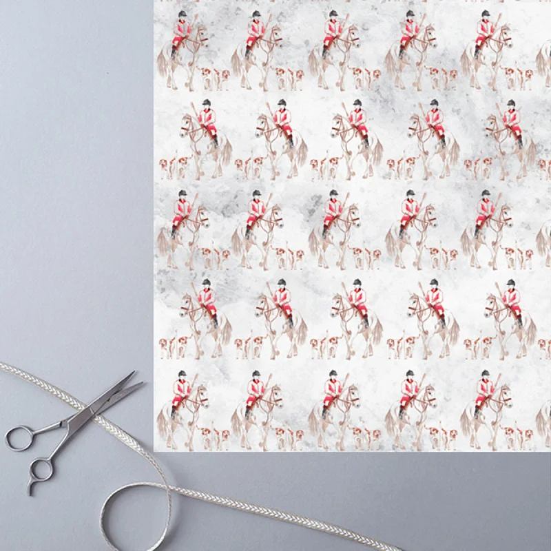 Deckled Edge Gift Wrap - Huntsman & Hounds