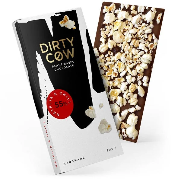 Dirty Cow Netflix And Chill Chocolate Bar 80g