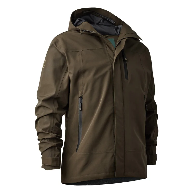 Deerhunter Mens Sharek Shell Jacket With Hood - Fallen Leaf