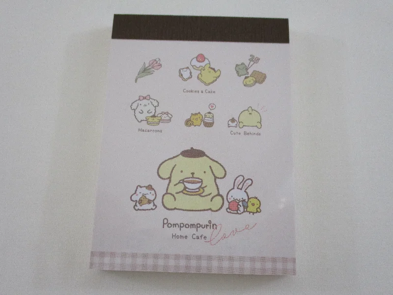 Cute Kawaii Sanrio Pom Pom Purin Mini Notepad / Memo Pad - Stationery Designer Paper Collection