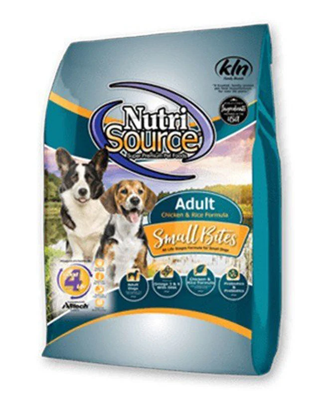 NutriSource Dry Chicken & Rice Small Bites Dog Food