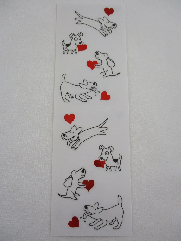 Mrs Grossman Doggie Love Reflections Sticker Sheet / Module - Vintage & Collectible