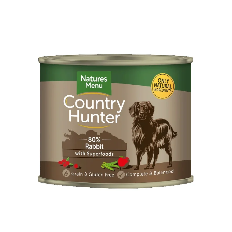 Natures Menu Country Hunter Dog Can - Rabbit