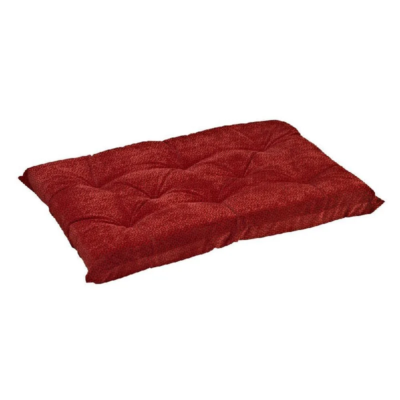 Cherry Bones Microvelvet Tufted Cushion Dog Crate Mat