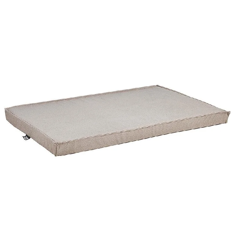 Sandstone Micro Flannel Cool Gel Memory Foam Dog Crate Mattress