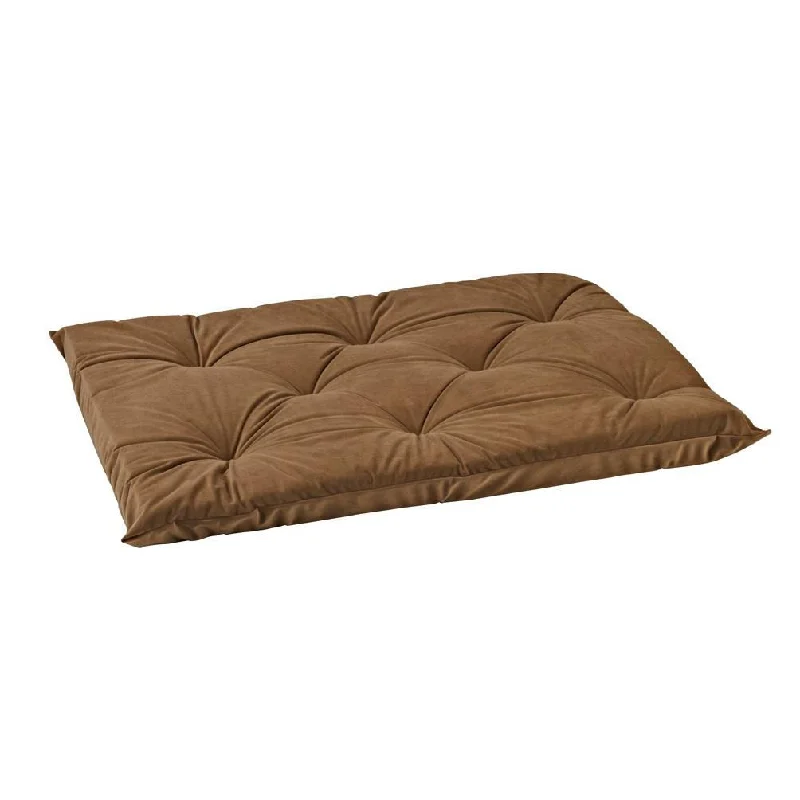 Toffee Microvelvet Tufted Cushion Dog Crate Mat