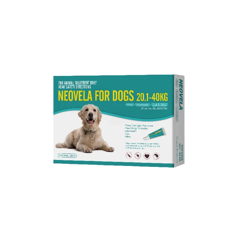 Neovela Flea and Heartworm Treatments for Extra Large Dogs 4 Pack