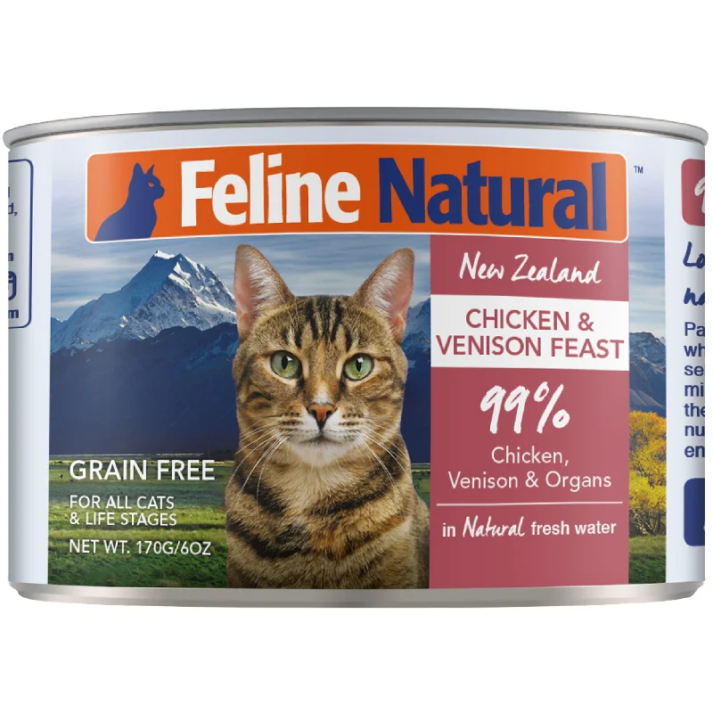 Feline Natural Canned Chicken & Venison Cat Food