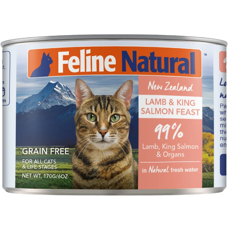 Feline Natural Lamb & Salmon Canned Cat Food