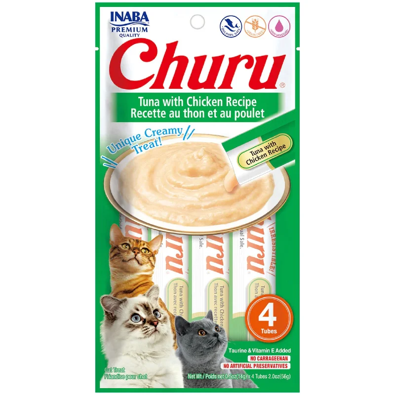 Inaba Churu Purees Tuna & Chicken Cat Treat - 0.5oz