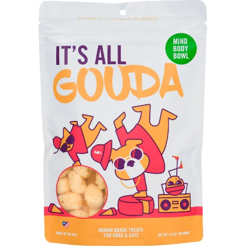 MIND BODY BOWL It's All Gouda Cheese Dog & Cat Treats - 3.5oz