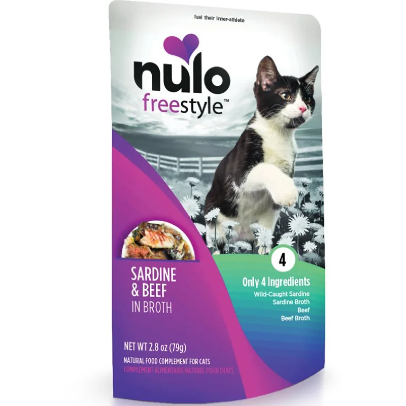 Nulo FreeStyle Meaty Toppers Sardine & Beef Cat Food Topper