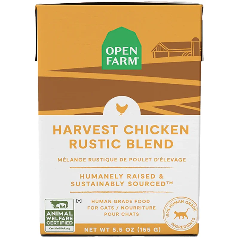 Open Farm Rustic Blend Harvest Chicken Canned Cat Food - 5.5oz