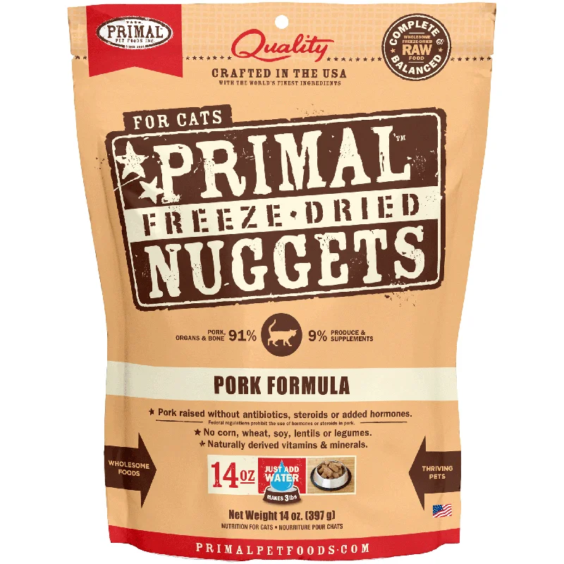 Primal Freeze-Dried Pork Formula Cat Food - 14oz