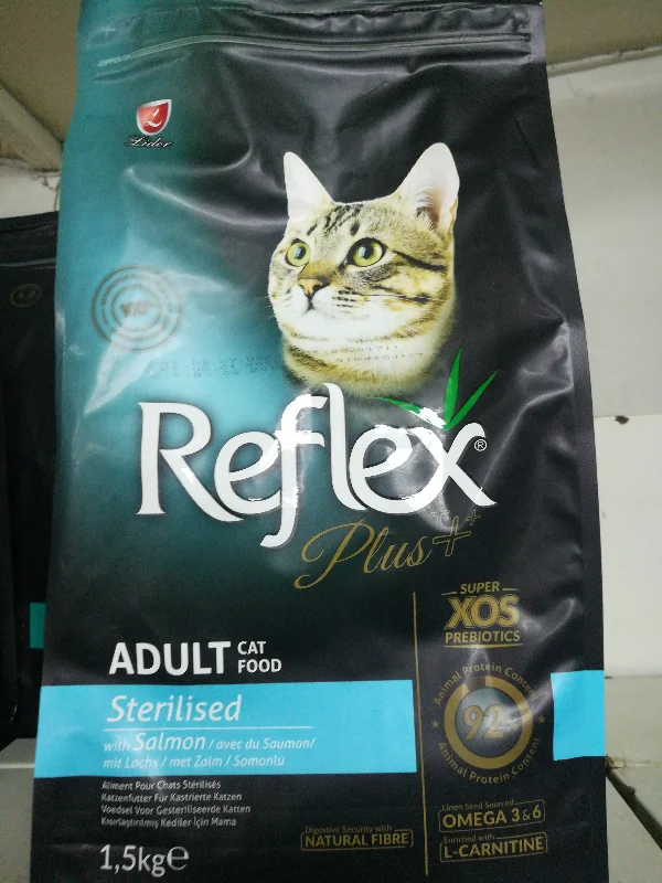 Reflex Adult Cat Food Sterilsed 1.5kg Salmon