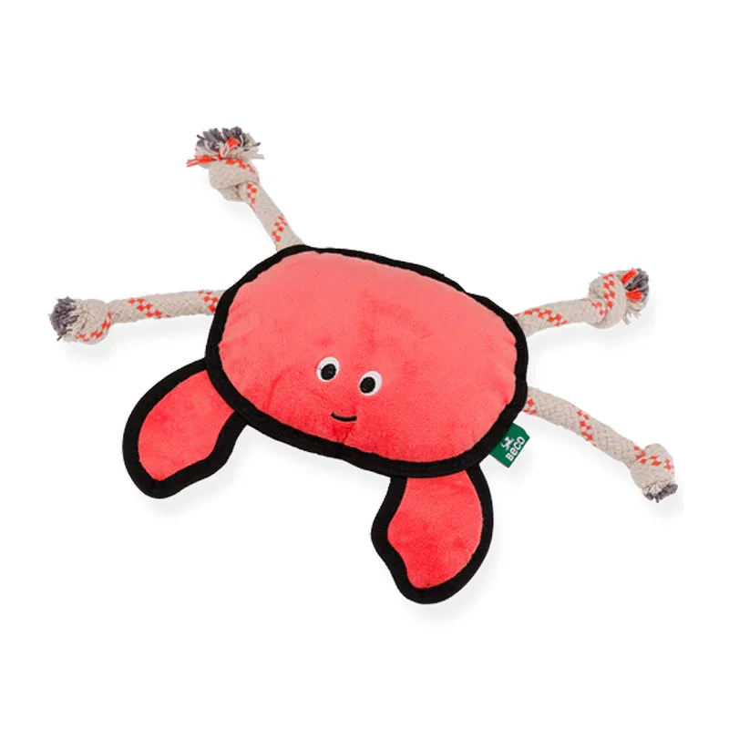 BeCo Dog Toy - Recycled Rough & Tough Crab