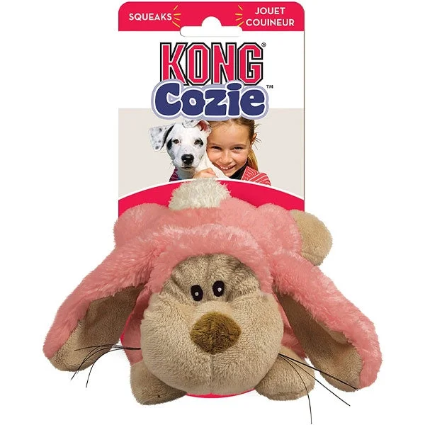 KONG Dog Toy - Cozies Squeaky - Pastel